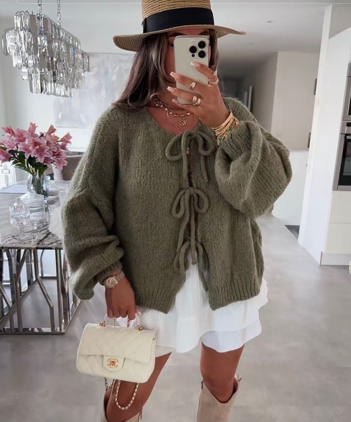 Lily | Bows Cardigan
