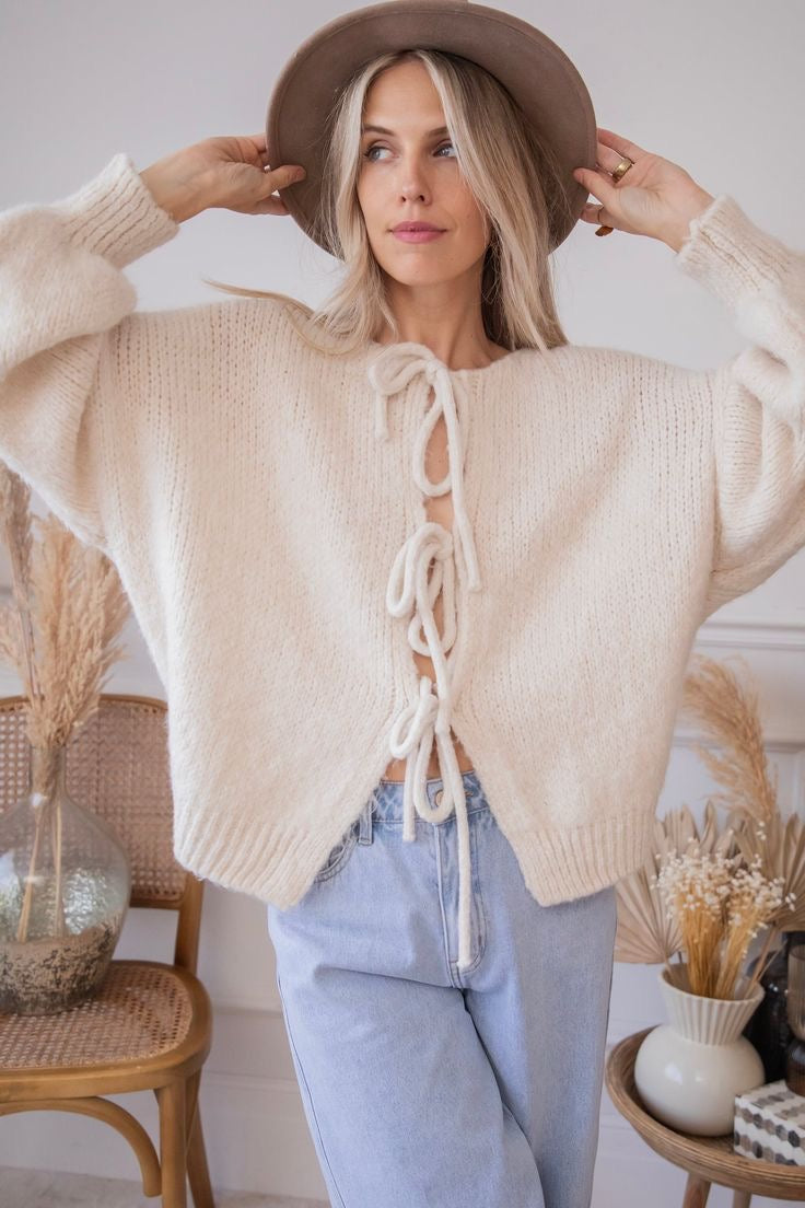 Lily | Bows Cardigan
