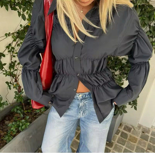 Liv | Ruched Blouse